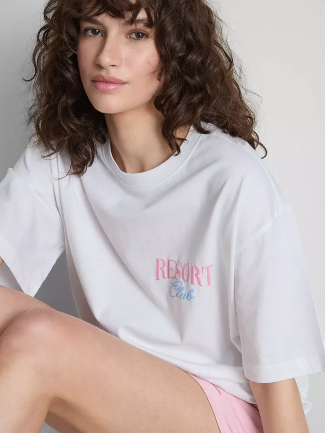 The primark scene | oversized cotton resort tee