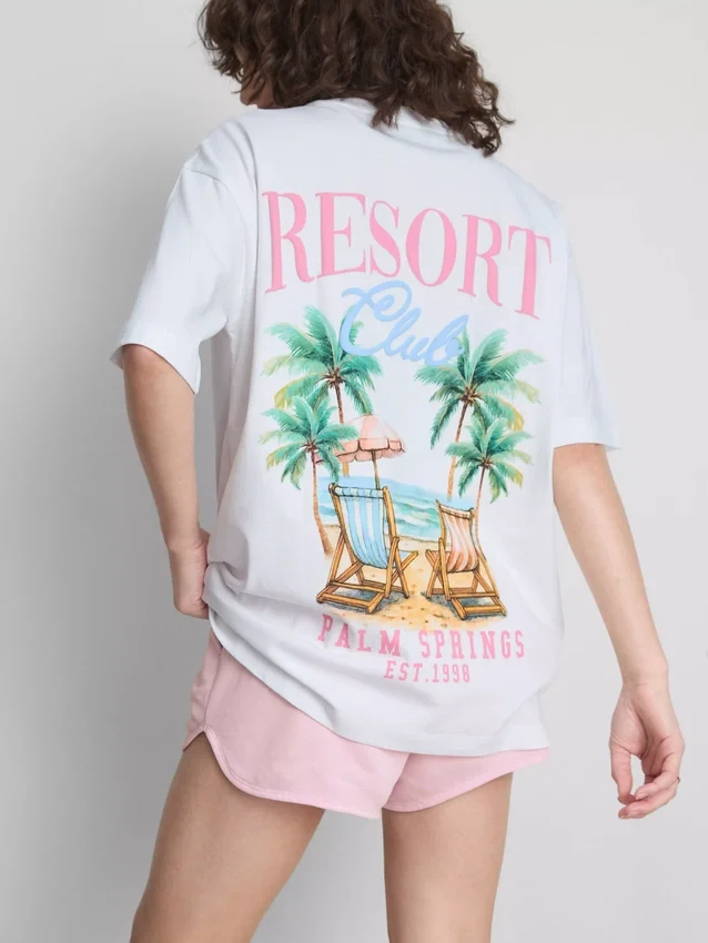 The primark scene | oversized cotton resort tee