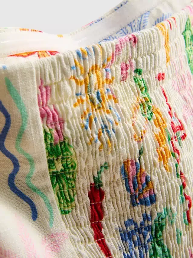 The primark scene | printed curved bandeau top