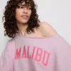 The primark scene | slogan off-shoulder sweatshirt