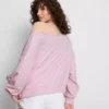 The primark scene | slogan off-shoulder sweatshirt