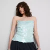 The primark scene | strappy sequin cowl-neck top