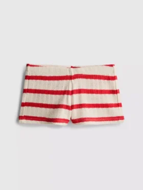The primark scene | striped crochet micro shorts