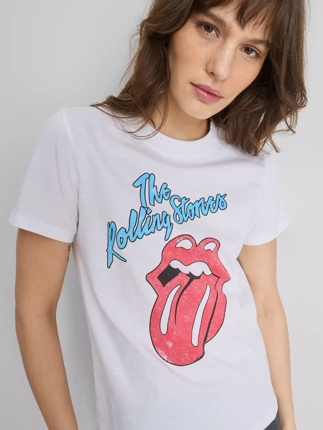 The rolling stones cotton graphic tee
