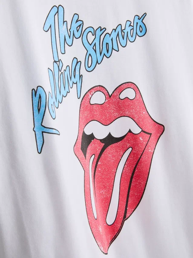 The rolling stones cotton graphic tee