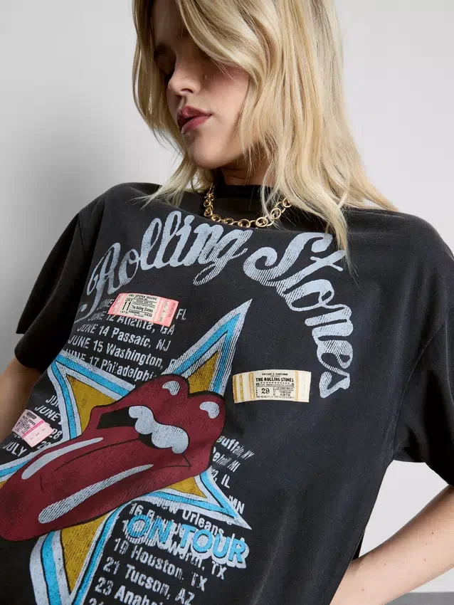 The rolling stones graphic t-shirt dress