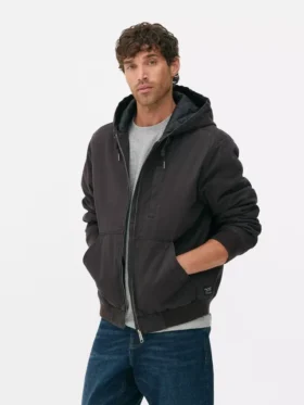 The stronghold canvas hooded jacket