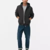 The stronghold canvas hooded jacket