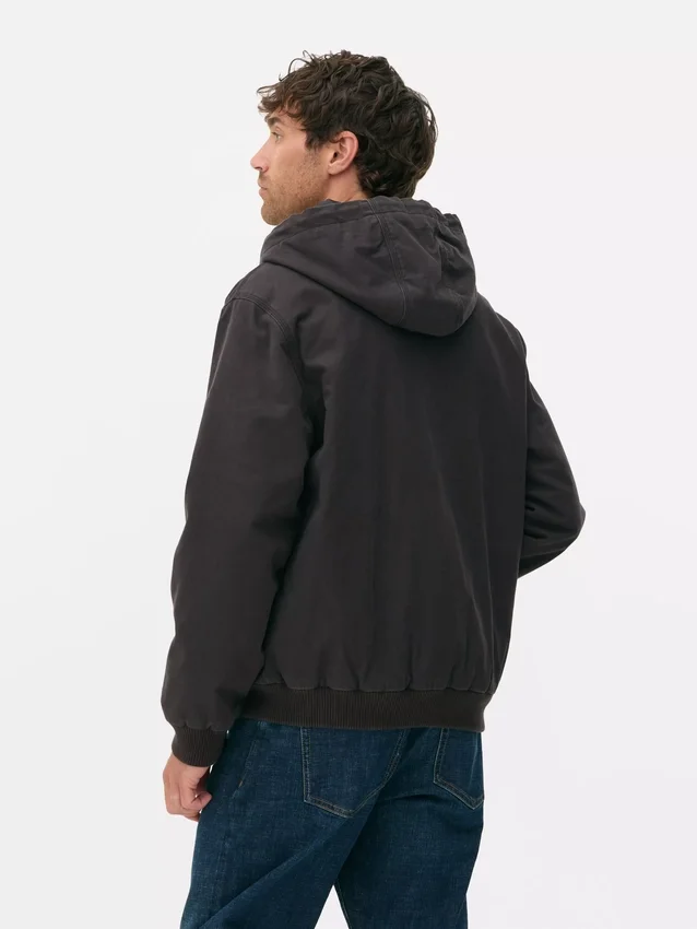 The stronghold canvas hooded jacket
