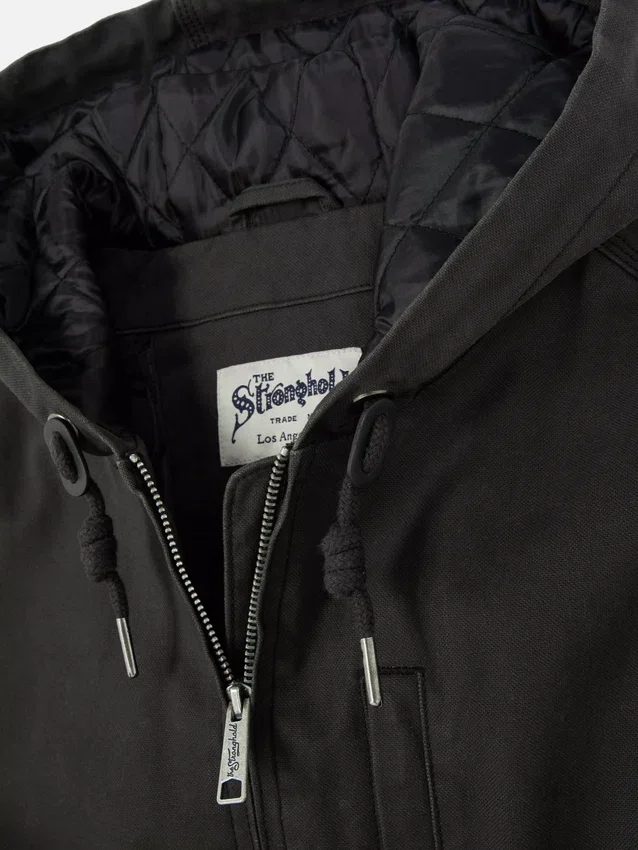 The stronghold canvas hooded jacket