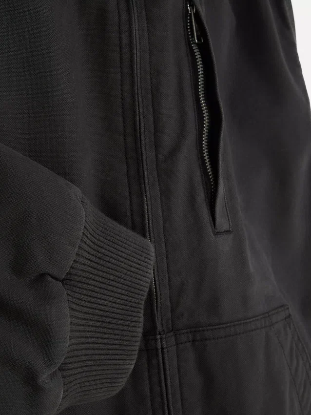 The stronghold canvas hooded jacket