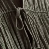 Tie-front crinkle top