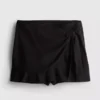 Tie-side skort