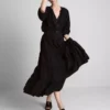 Tiered maxi skirt