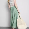 Tiered maxi skirt