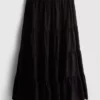 Tiered maxi skirt