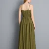 Tiered smock maxi dress