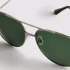 Tinted aviator sunglasses