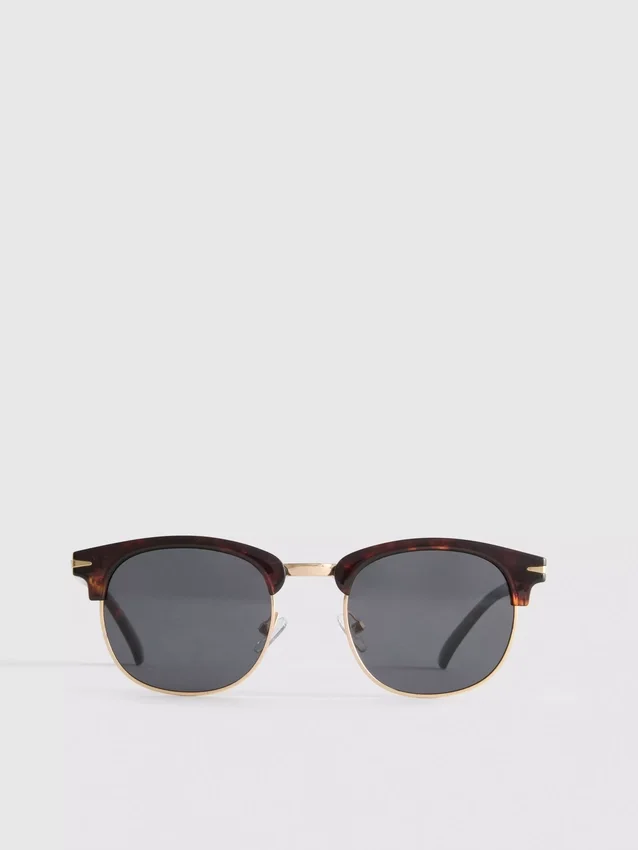 Tinted clubmaster sunglasses