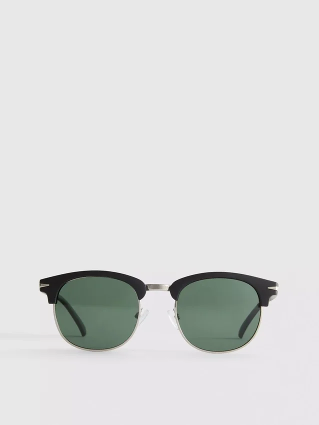 Tinted clubmaster sunglasses