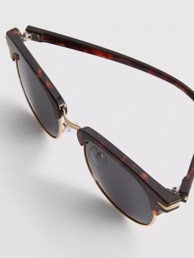 Tinted clubmaster sunglasses