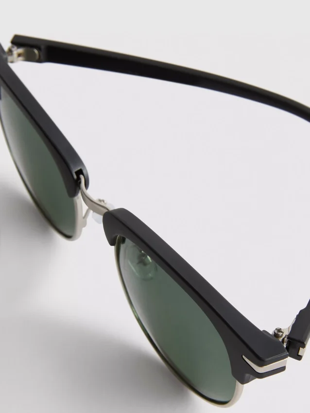Tinted clubmaster sunglasses