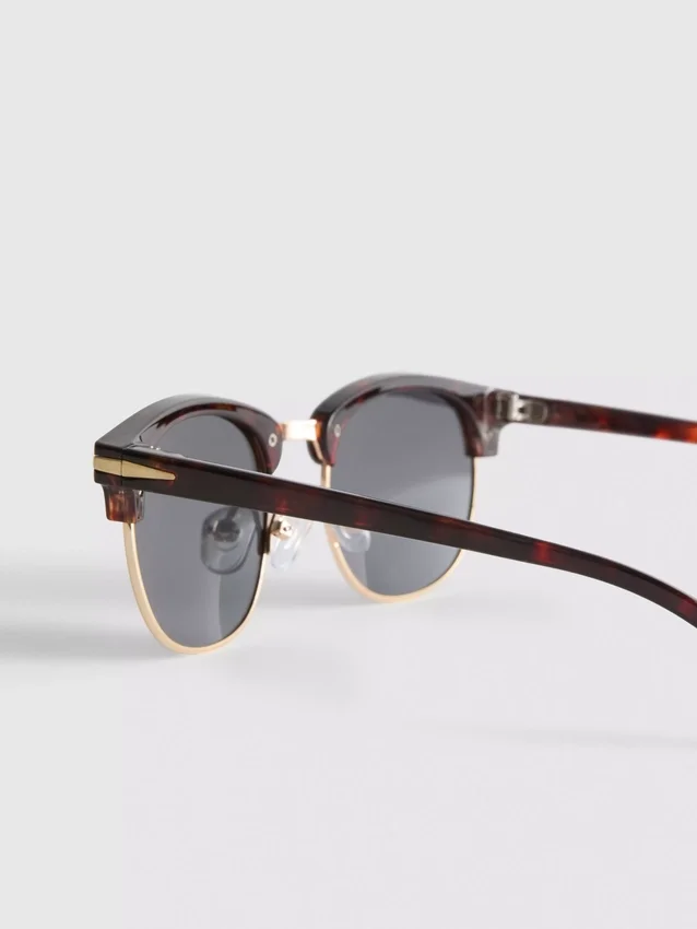 Tinted clubmaster sunglasses