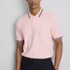 Tipped-collar polo shirt