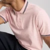 Tipped-collar polo shirt