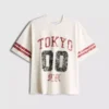 Tokyo short sleeve distressed graphic t-shirt