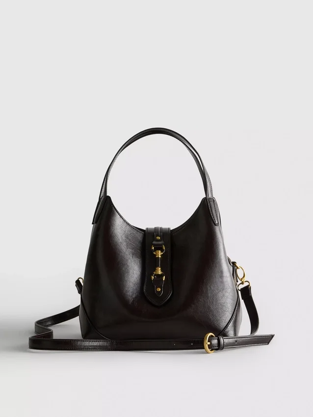 Top handle shoulder bag