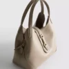 Top handle shoulder bag