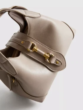Top handle shoulder bag