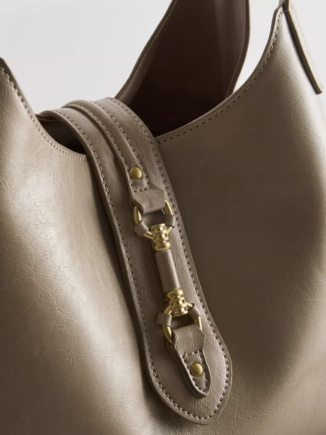 Top handle shoulder bag