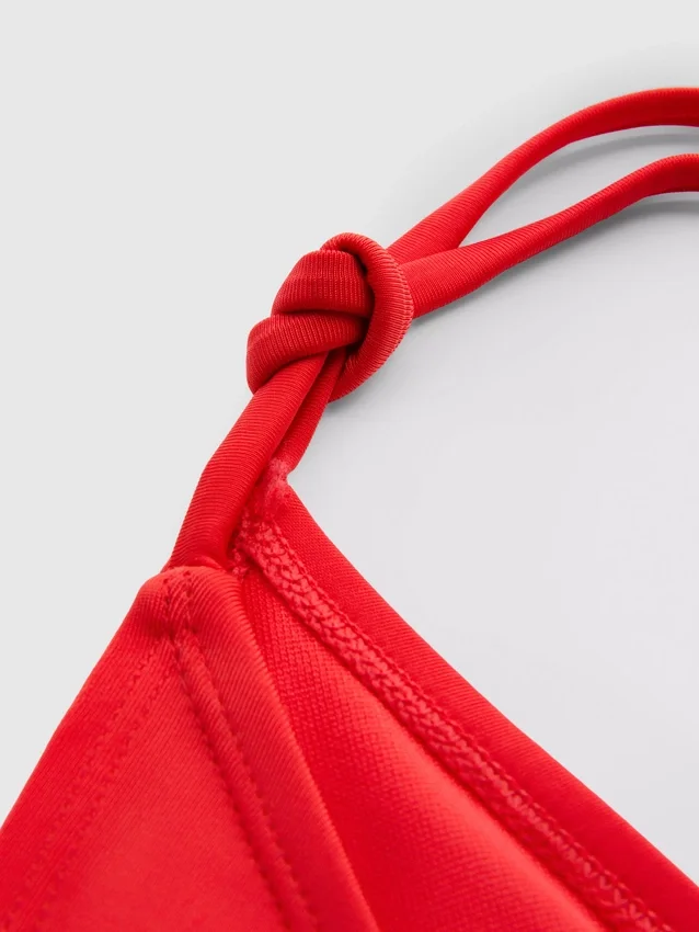 Toucan side-tie bikini bottoms