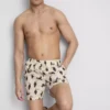 Toucan swim shorts with drawstring waistband