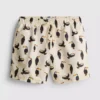 Toucan swim shorts with drawstring waistband