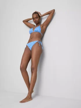 Triangle tie side bikini set