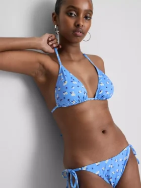 Triangle tie side bikini set