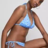 Triangle tie side bikini set