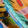 Tropical printed frill shorts