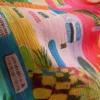 Tropical printed fringe sarong