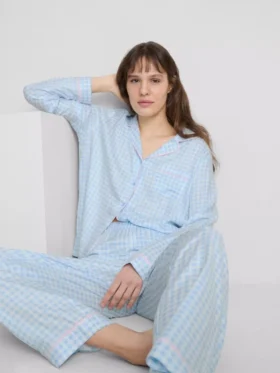 Twill boyfriend pajamas