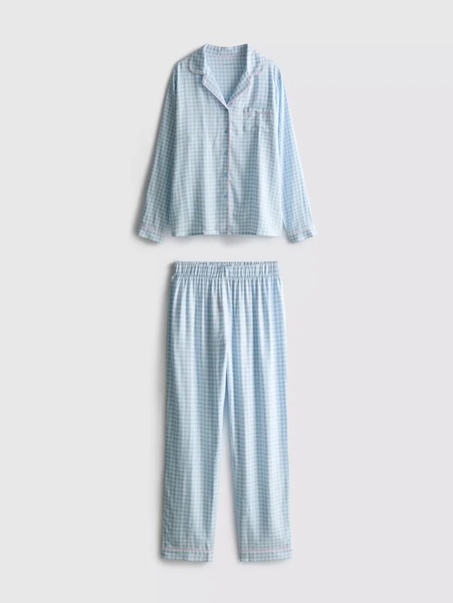 Twill boyfriend pajamas
