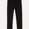 Twill straight leg pants