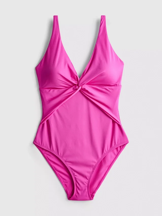 Twist control swimsuit
