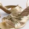 Twist detail heeled sandals
