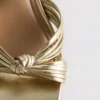 Twist detail heeled sandals