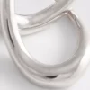 Twist hoop earrings