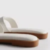 Twisted-strap mule sandals
